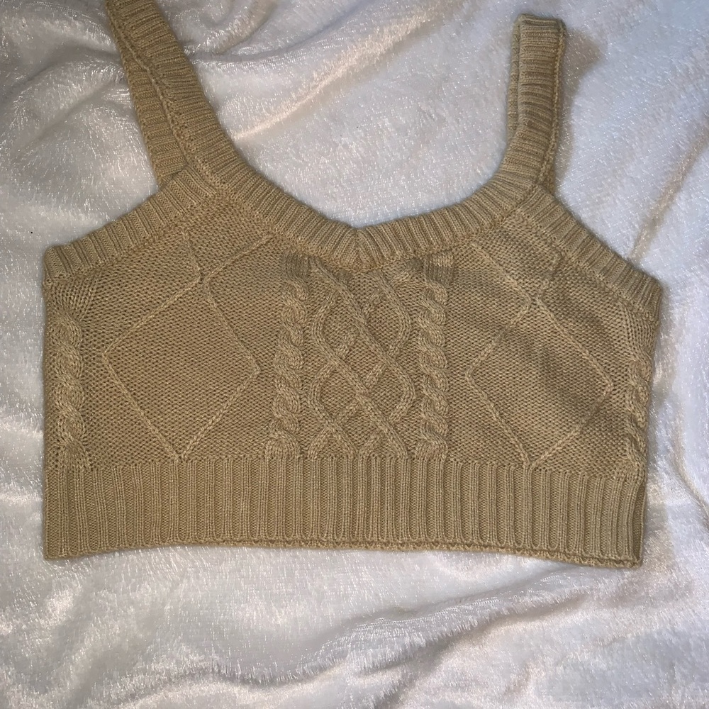 Cable Knit Bralette